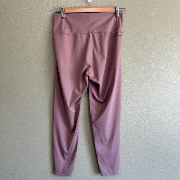 Adidas Aeroready Tight Fit Super Soft Leggings Dusty Pink Women's Size Large - Picture 2 of 7